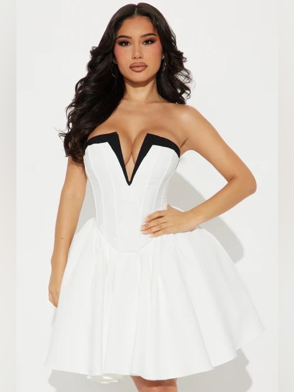 Fashion Nova Main Event Corset Mini Dress